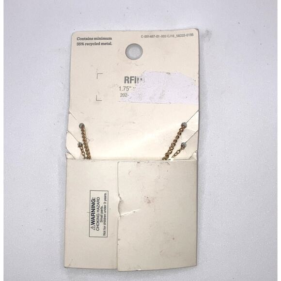 New With Tags! Cat & Jack Girls 3 Gold-Tone Necklaces! - Picture 5 of 6